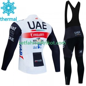 Uae Emirates Radbekleidung Radtrikot Langarm + Lang Trägerhose Winter Thermal Fleece 2023